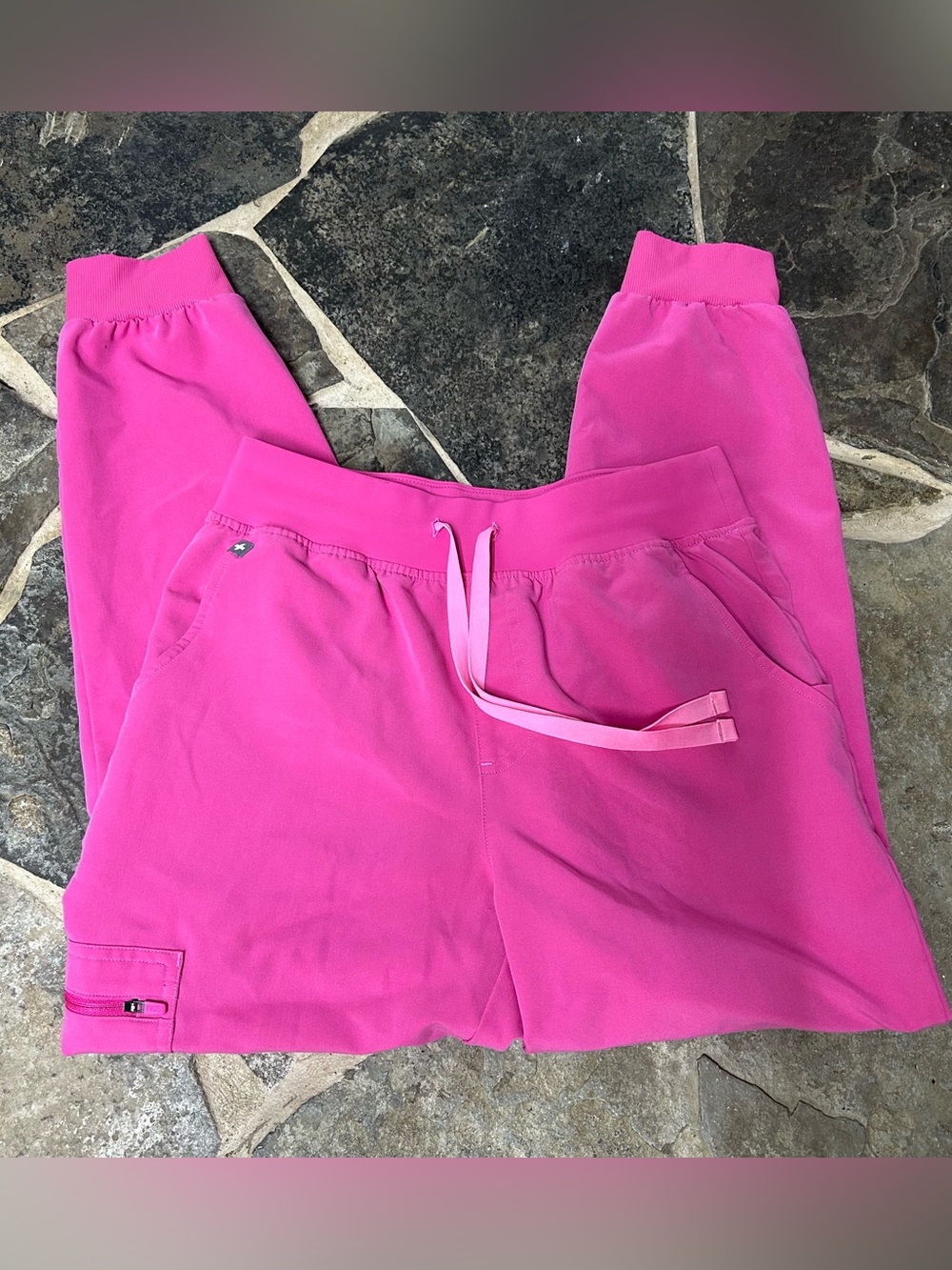 Figs F*ing Pink Zamora Scrub Pants SM